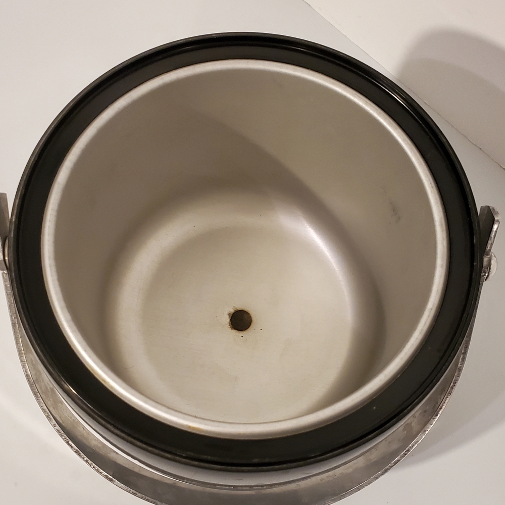 Vintage MCM 1950s Kromex Art Deco ATOMIC Ice Bucket - Picture 6 of 10